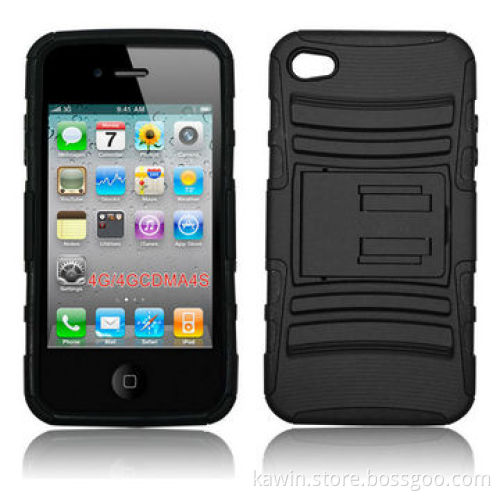 Super Combo 2-in-1 PC + Silicone Cover for Apple iPhone 4G